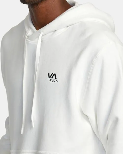 Rvca VA Essential Hoodie Off White SportMen Hoodies and Sweatshirts
