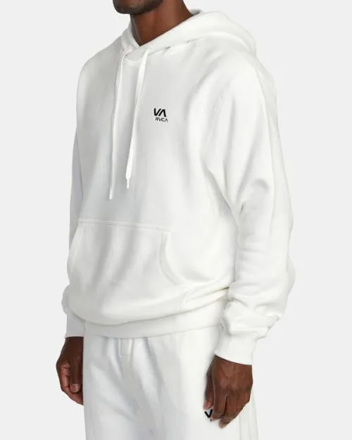 Rvca VA Essential Hoodie Off White SportMen Hoodies and Sweatshirts