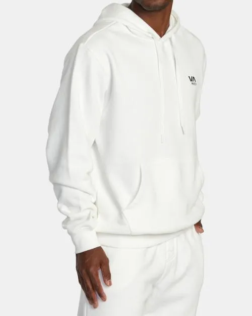 Rvca VA Essential Hoodie Off White SportMen Hoodies and Sweatshirts