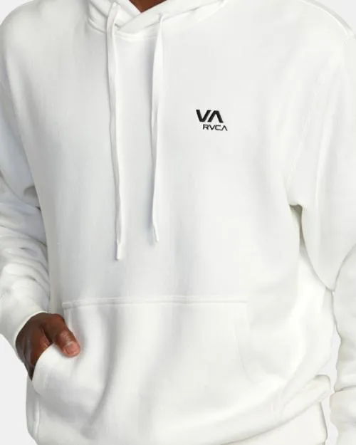 Rvca VA Essential Hoodie Off White SportMen Hoodies and Sweatshirts