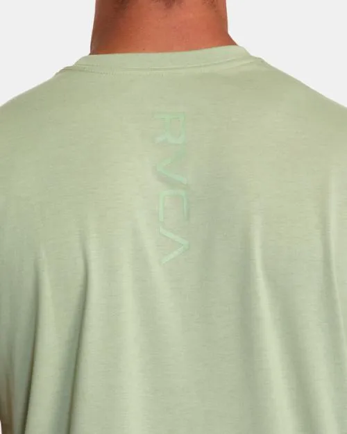 Rvca VA Mark Tee Grey Army SportMen Short Sleeves