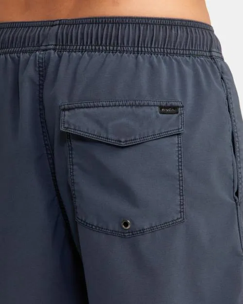 Rvca VA Pigment Elastic Waist Boardshorts 17034 New Navy Men Boardshorts