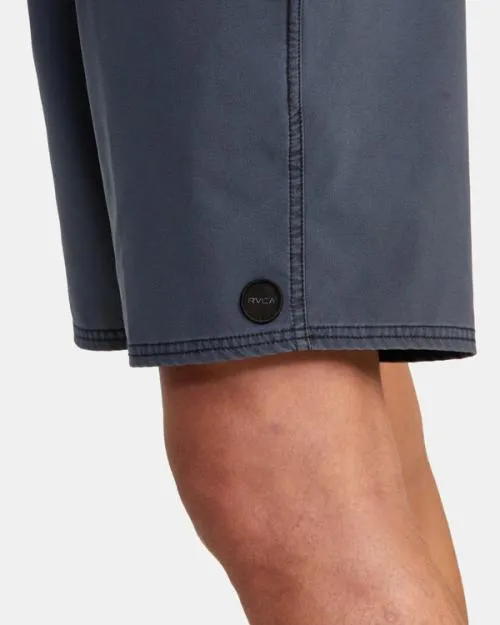 Rvca VA Pigment Elastic Waist Boardshorts 17034 New Navy Men Boardshorts