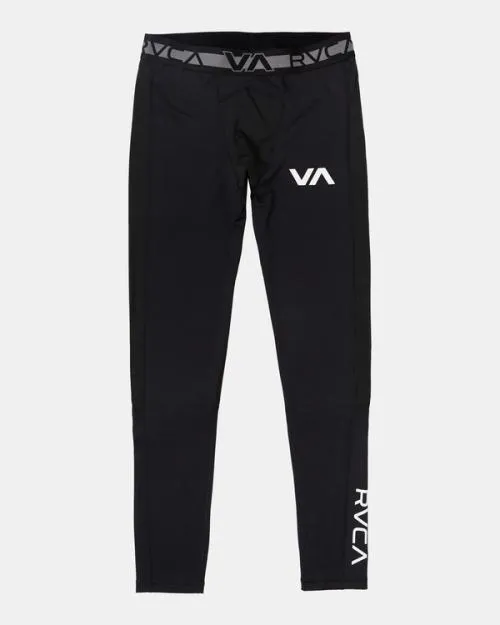 Rvca VA Sport Compression Tights Black SportMen Pants
