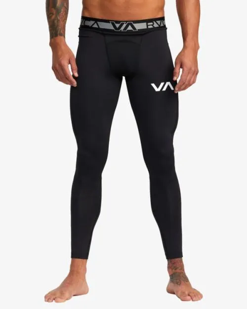Rvca VA Sport Compression Tights Black SportMen Pants