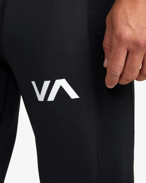 Rvca VA Sport Compression Tights Black SportMen Pants