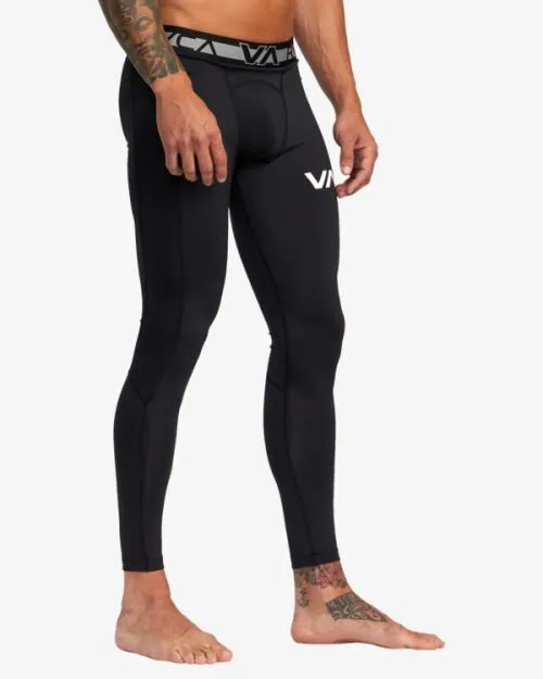 Rvca VA Sport Compression Tights Black SportMen Pants