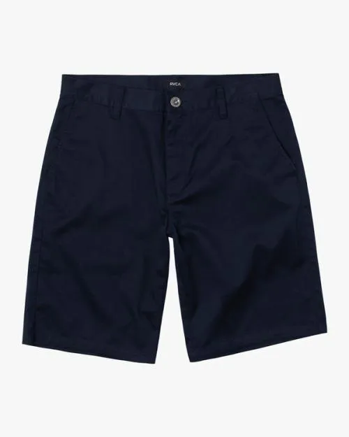 Rvca Weekend Stretch Shorts Navy Marine Men Shorts and Hybrids