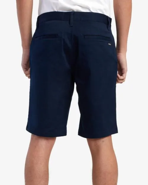 Rvca Weekend Stretch Shorts Navy Marine Men Shorts and Hybrids