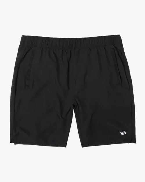 Rvca YOGGER IV ATHLETIC SHORTS 17034 Black Men Athletic Shorts