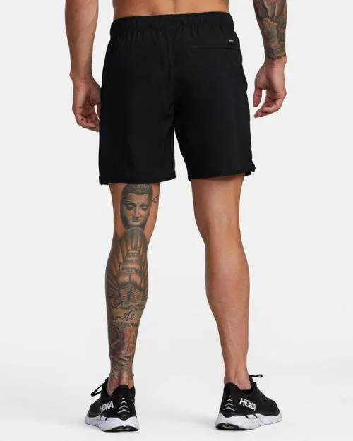 Rvca YOGGER IV ATHLETIC SHORTS 17034 Black Men Athletic Shorts