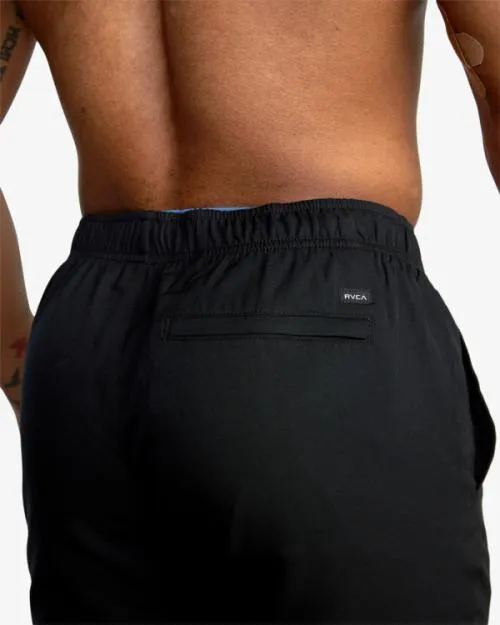 Rvca YOGGER IV ATHLETIC SHORTS 17034 Black Men Athletic Shorts