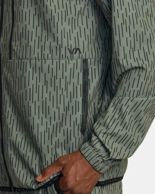 Rvca Yogger ZipUp Hooded Jacket II Rain Camo SportMen Jackets