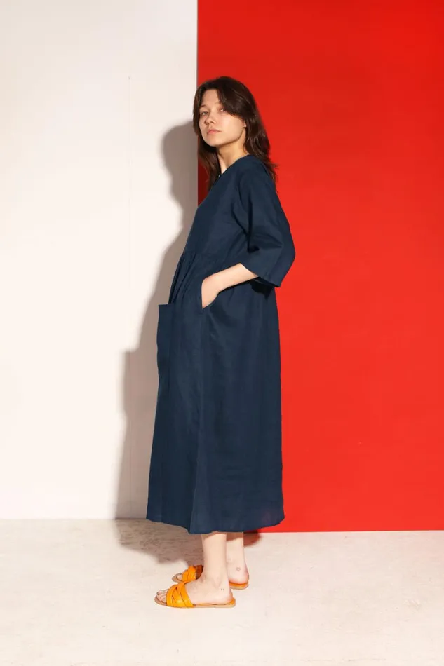 Sammy Dress Navy WomensShop LF Markey Dresses
