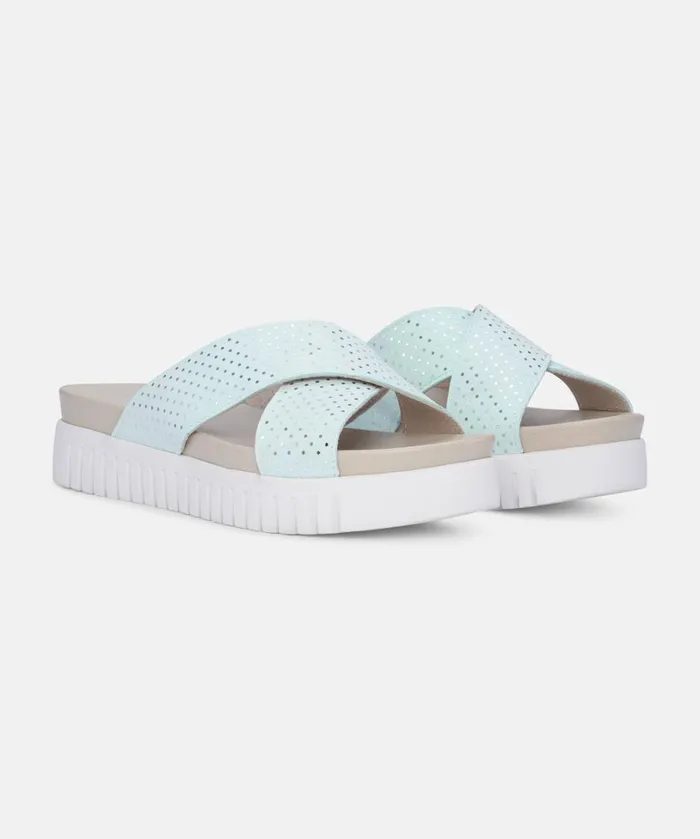 Sandals 8211 White Blue Shoes Ilse Jacobsen Sandals