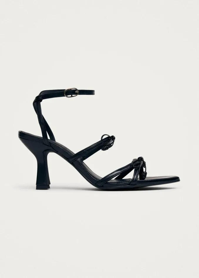 Sandals Women ALOHAS Malia Black Leather Sandals