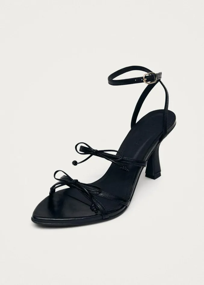 Sandals Women ALOHAS Malia Black Leather Sandals