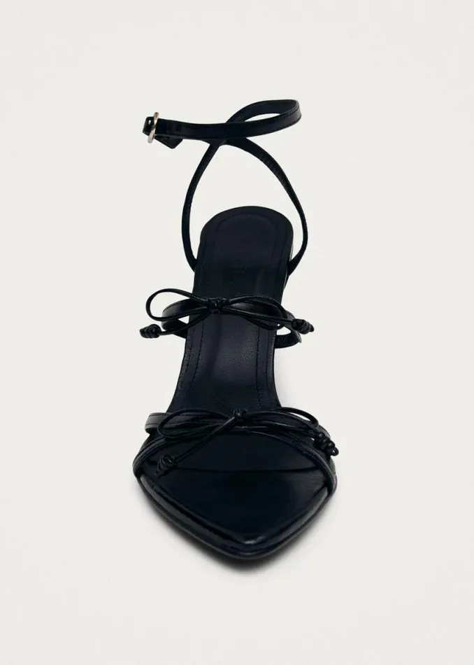 Sandals Women ALOHAS Malia Black Leather Sandals