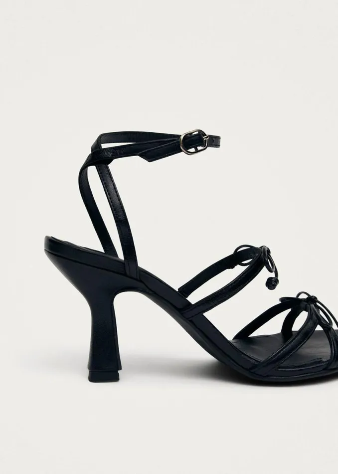 Sandals Women ALOHAS Malia Black Leather Sandals