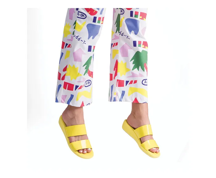 Sandals Women Hush Puppies Brite Jells Slide Caribbean