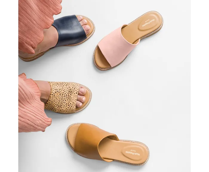 Sandals Women Lexi Slide Spotted Calf Hair Hush Puppies