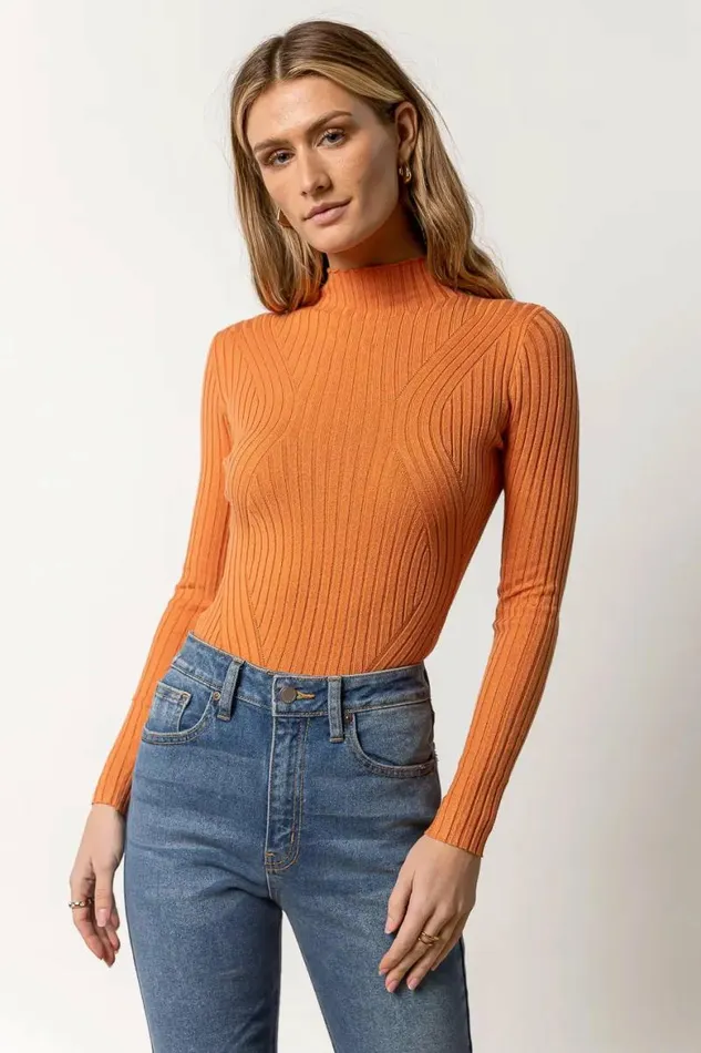 Sanji Bodysuit In Orange 8211 FINAL SALE Orange Women Bohme Tops