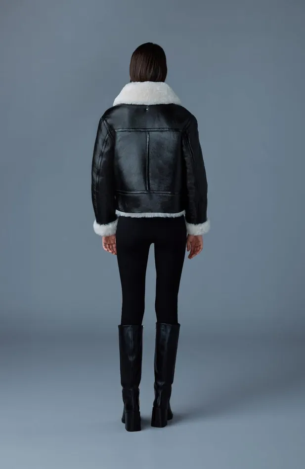 Shearling Jackets Women Mackage BETTY 2in1 Reversible Leather Shearling Jacket Silvermint Shearling Jackets Women Mackage BETTY 2in1 Reversible Leather Shearling Jacket Silvermint