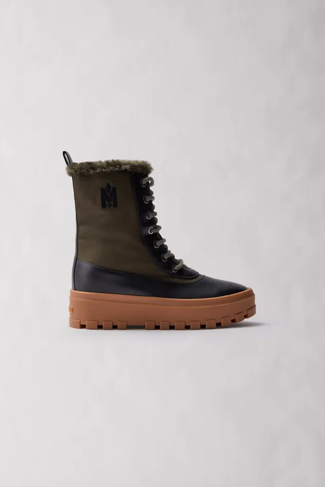 Shearling Lined Boots Women Mackage HEROW Shearlinglined Winter Boot For Women Black
