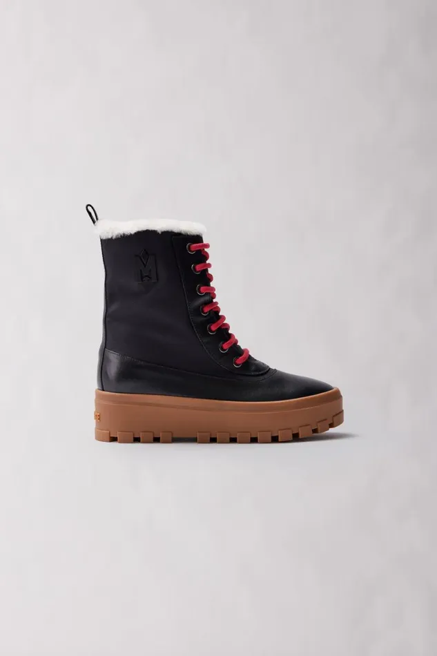 Shearling Lined Boots Women Mackage HEROW Shearlinglined Winter Boot For Women Black