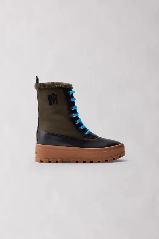 Shearling Lined Boots Women Mackage HEROW Shearlinglined Winter Boot For Women Champagne