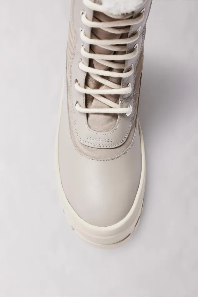 Shearling Lined Boots Women Mackage HEROW Shearlinglined Winter Boot For Women Champagne