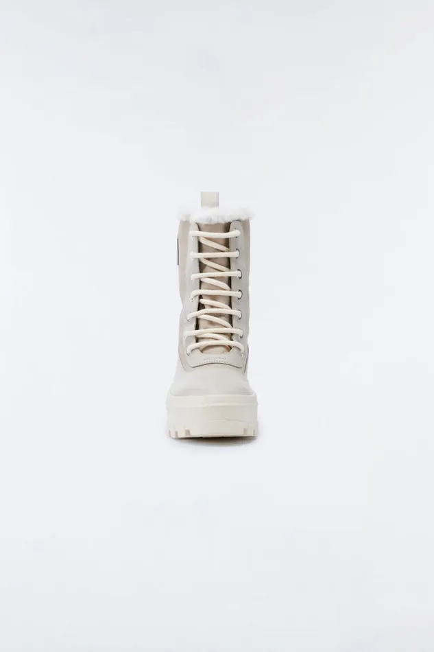 Shearling Lined Boots Women Mackage HEROW Shearlinglined Winter Boot For Women Champagne