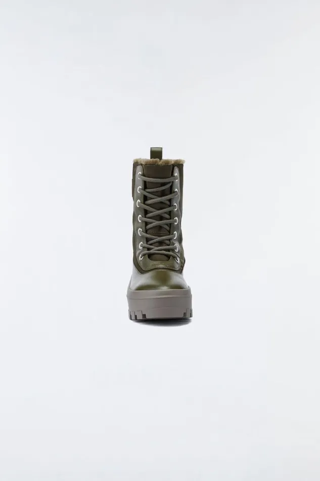 Shearling Lined Boots Women Mackage HEROW Shearlinglined Winter Boot For Women Champagne