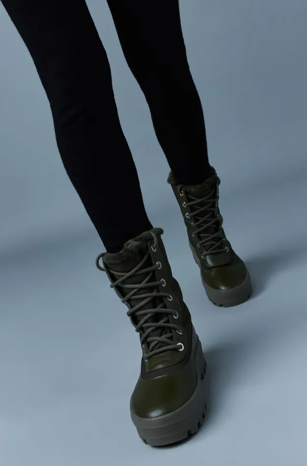 Shearling Lined Boots Women Mackage HEROW Shearlinglined Winter Boot For Women Champagne