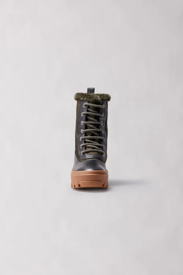 Shearling Lined Boots Women Mackage HEROW Shearlinglined Winter Boot For Women Champagne