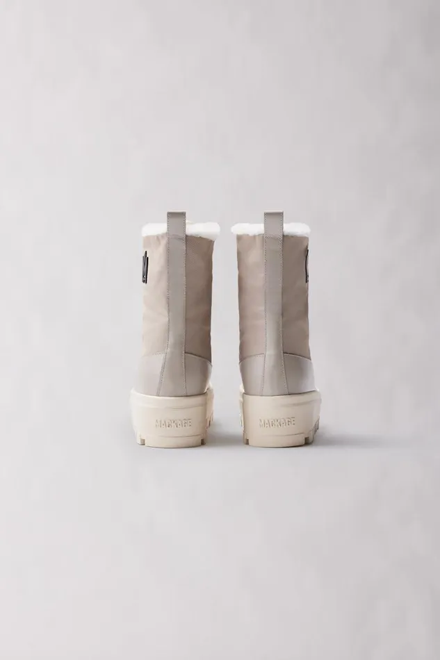 Shearling Lined Boots Women Mackage HEROW Shearlinglined Winter Boot For Women Champagne