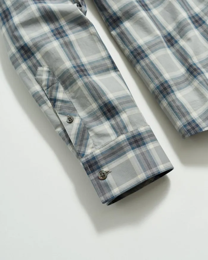 Shirting Men Billy Reid Plaid John T Shirt Greyblue