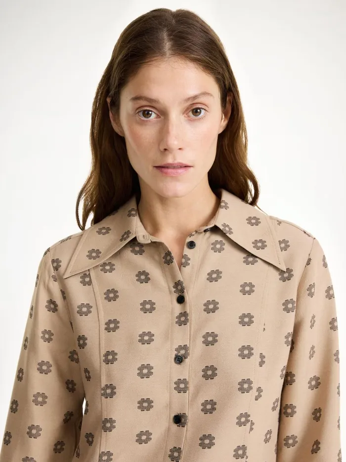 Shirts and Blouses Women By Malene Birger Rosiannas Shirt Graphic Flower Shirts and Blouses Women By Malene Birger Rosiannas Shirt Graphic Flower