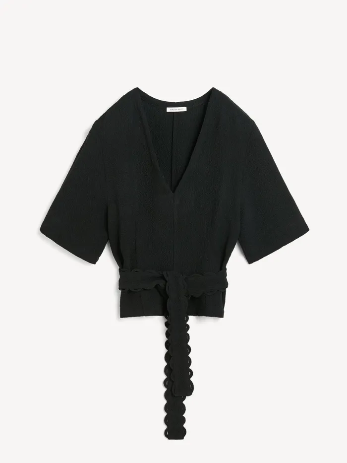 Shirts and Blouses Women By Malene Birger Ullas Blouse Black Shirts and Blouses Women By Malene Birger Ullas Blouse Black