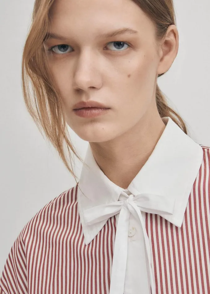 Shirts Women ALOHAS Sempe Red Stripes Shirt