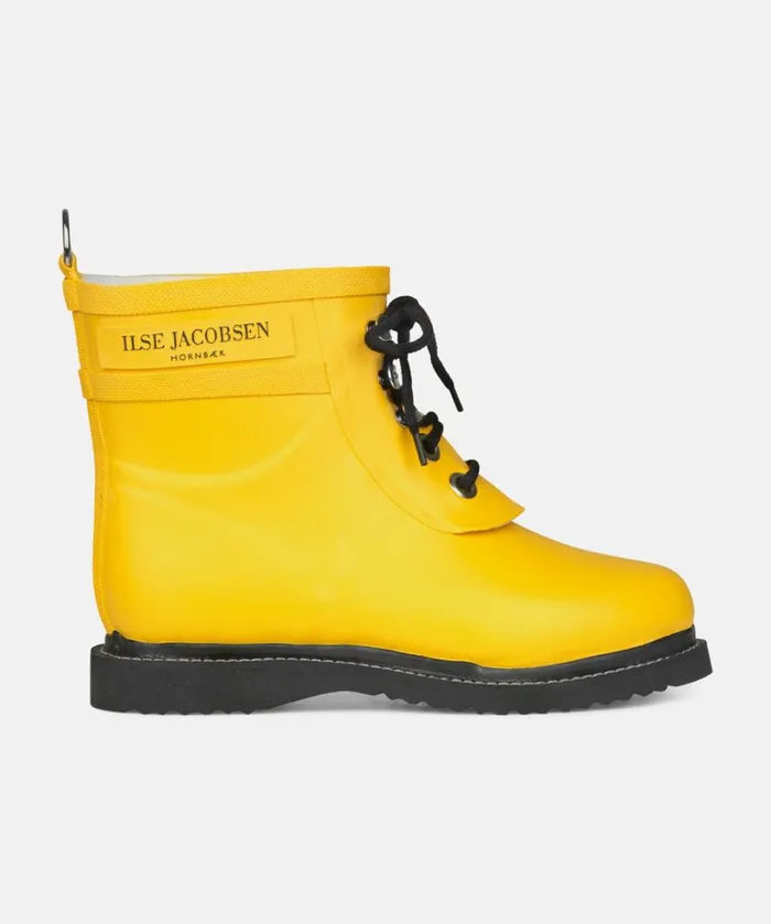 Short Rubber Boots 8211 Cyber Yellow Rainboots Ilse Jacobsen Rainboots Short