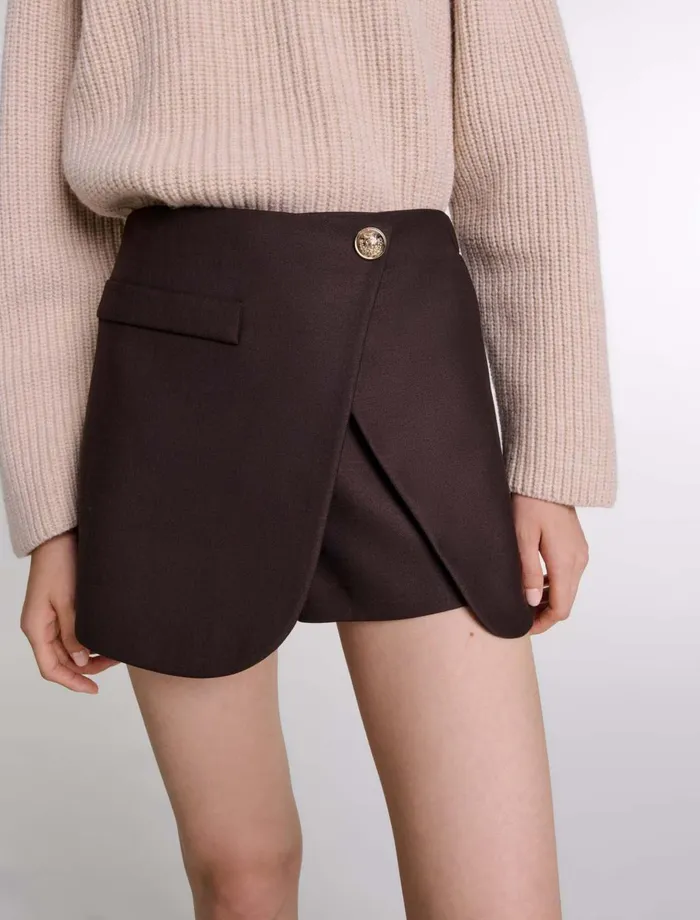Skirts and Shorts Women Maje Skort Brown