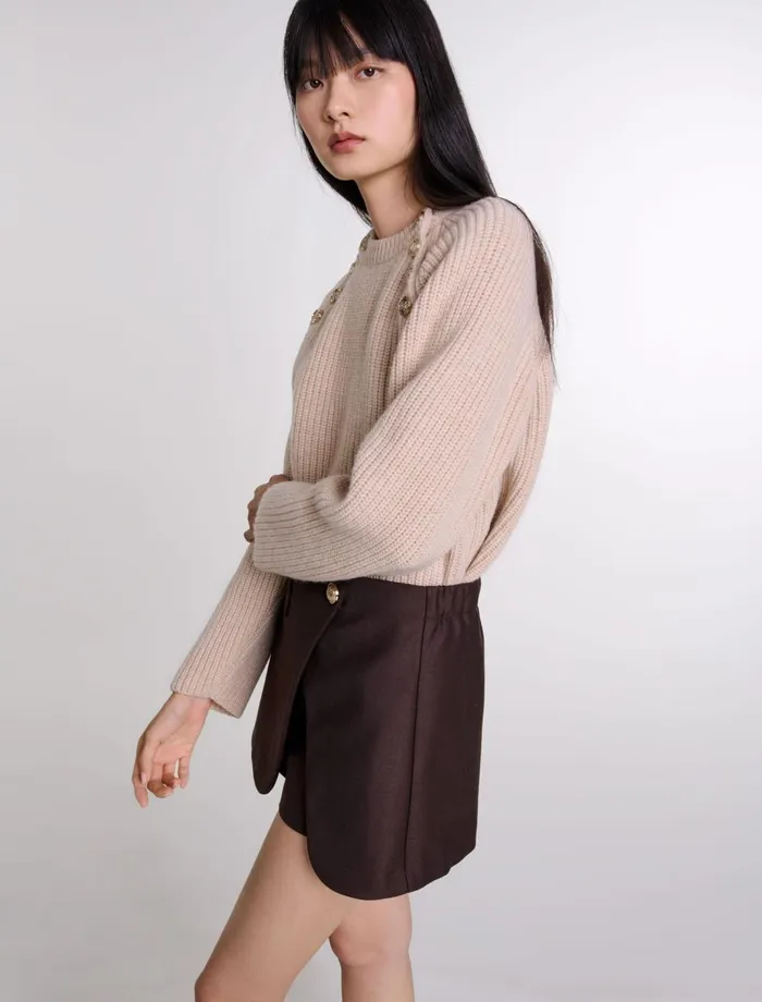 Skirts and Shorts Women Maje Skort Brown