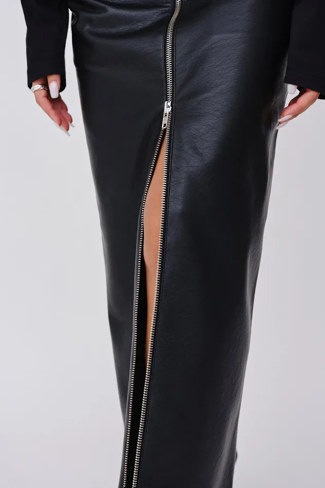 Skirts and Shorts Women Wonhundred Martha Immitated Leather 8211 Black