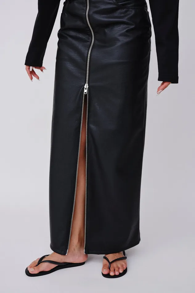 Skirts and Shorts Women Wonhundred Martha Immitated Leather 8211 Black