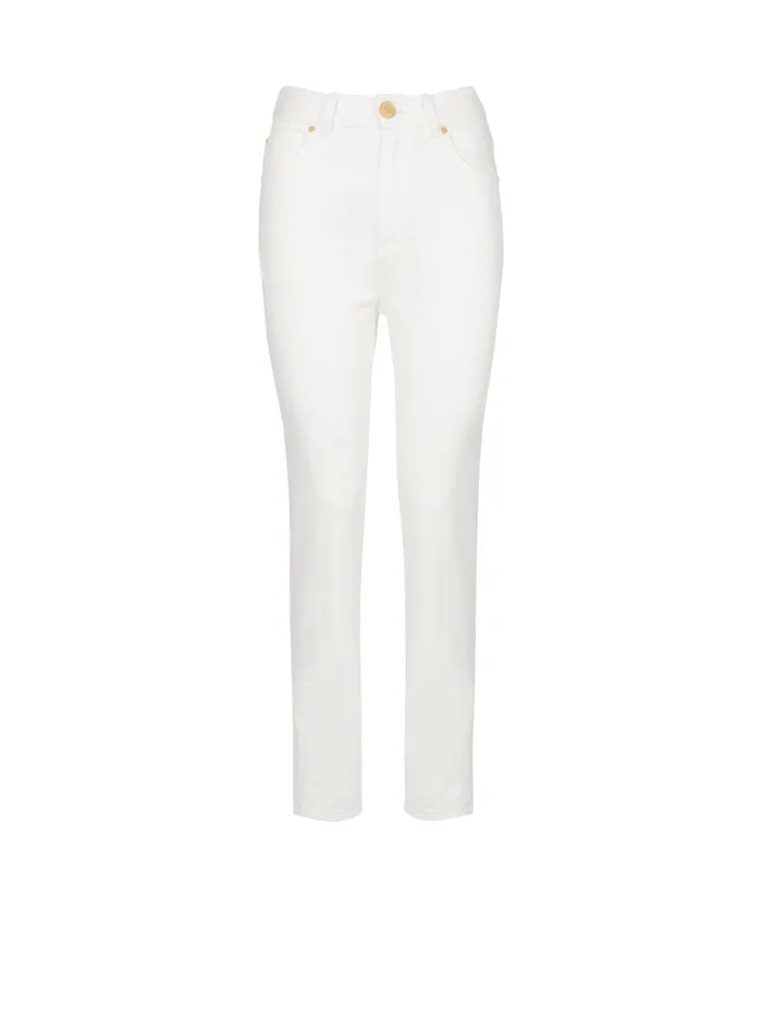 Slim Fit Jeans White Women Balmain Denim