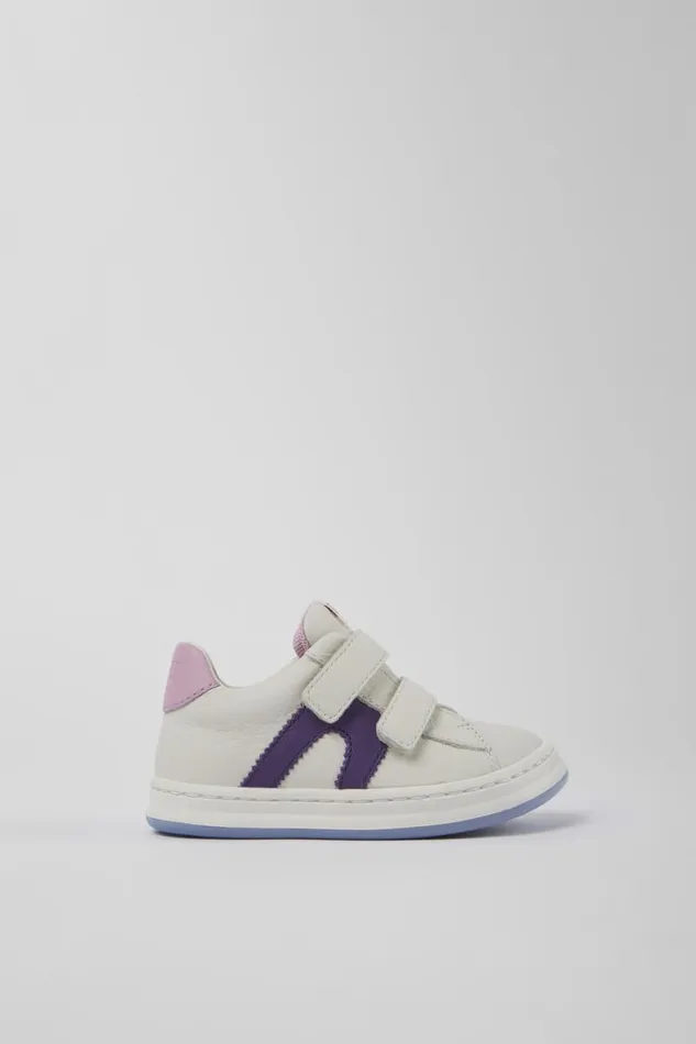 Sneakers Kids Camper Twins White Leather Sneaker