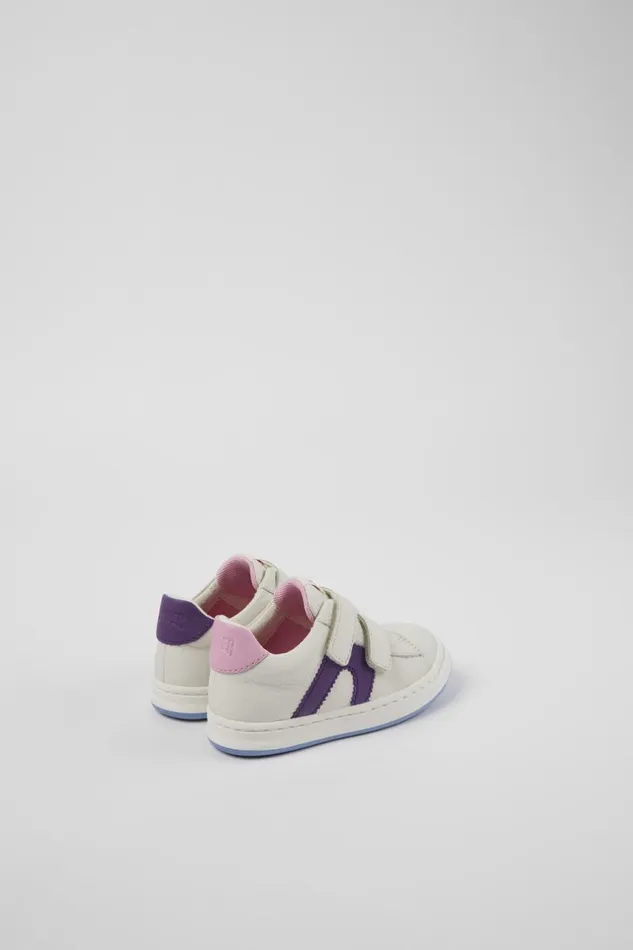 Sneakers Kids Camper Twins White Leather Sneaker