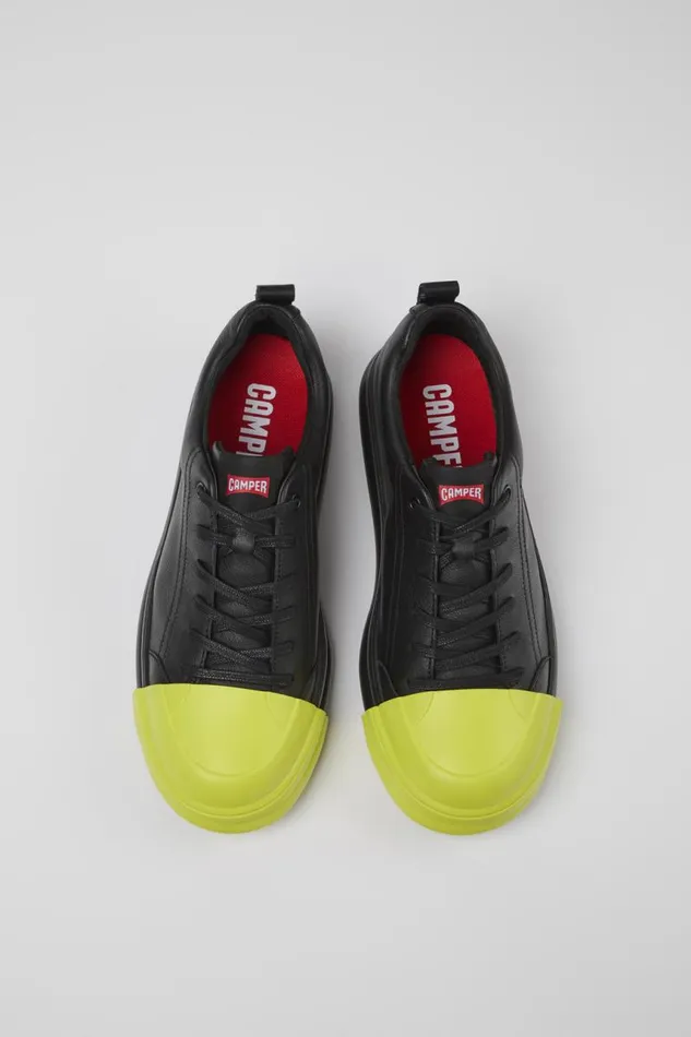 Sneakers Men Camper Junction Runner Black Leather Sneakers Sneakers Men Camper Junction Runner Black Leather Sneakers