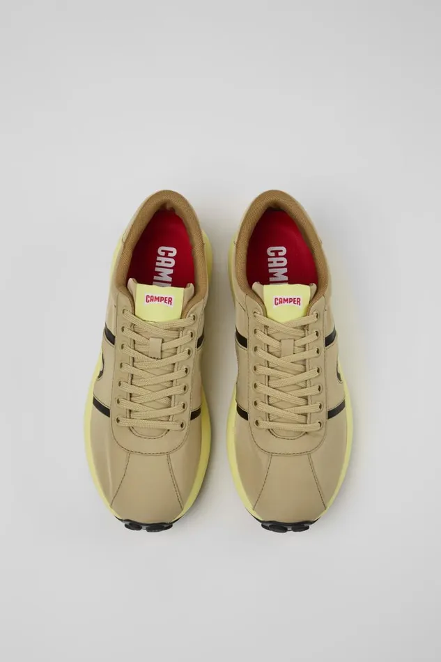 Sneakers Men Camper Pelotas Athens Beige Textile Sneaker Sneakers Men Camper Pelotas Athens Beige Textile Sneaker